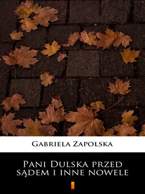 cover image of Pani Dulska przed sądem i inne nowele